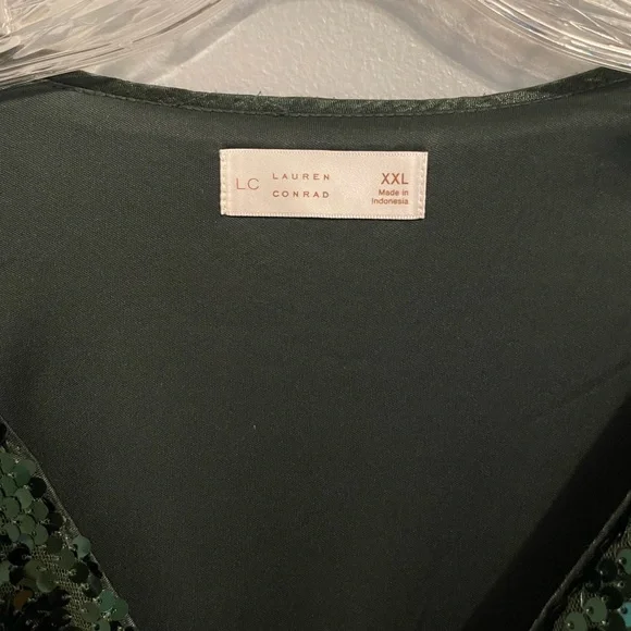 LC Lauren Conrad Sequin Wrap Mini Dress - Picture 6 of 6